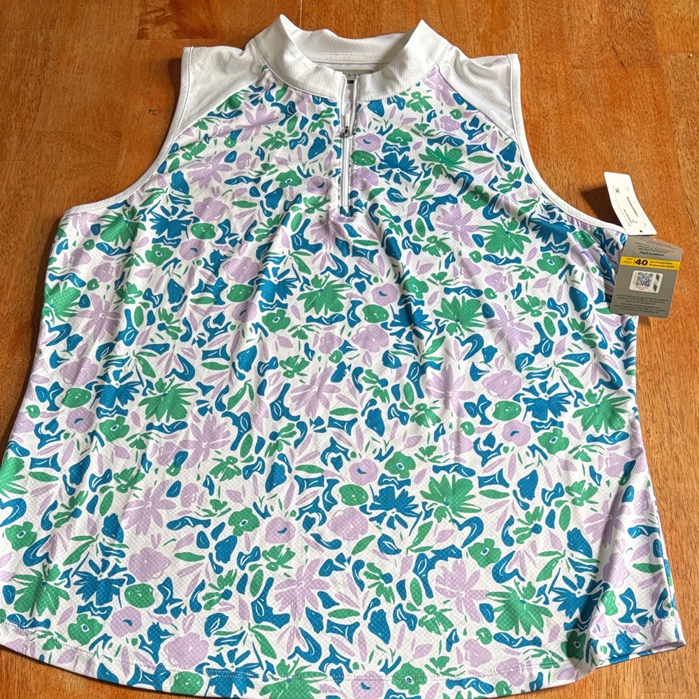 NWT LADIES PGA TOUR SLEEVELESS TOP